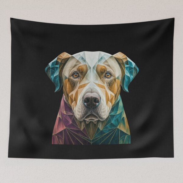 Item preview, Labrador Geometric Dog Wild Logo designed and sold by ArtByKubina.