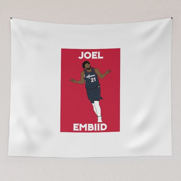 Item preview, Joel Embiid 76ers MVP Shrug designed and sold by SportsByBeau.