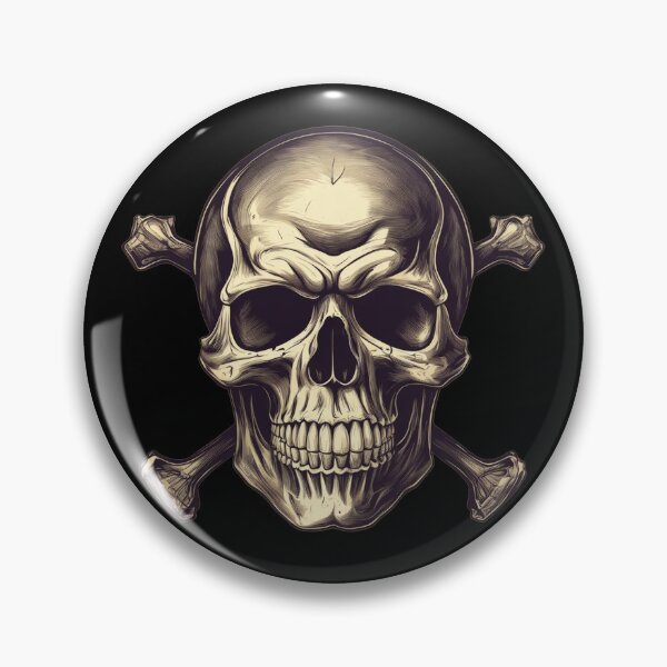 Item preview, Skull and Crossbones, Retro Graphics  designed and sold by Burn-Ego.