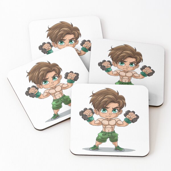 Item preview, Bodybuilding Cartoon: Muscle Madness designed and sold by Custom-Print.