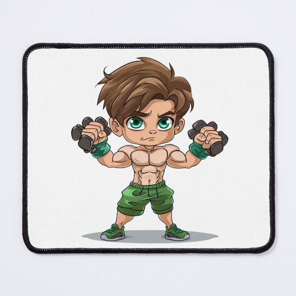 Item preview, Bodybuilding Cartoon: Muscle Madness designed and sold by Custom-Print.