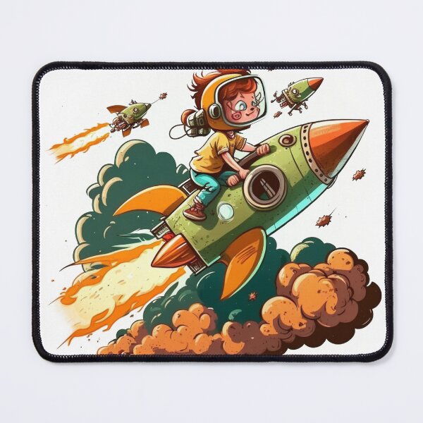 Item preview, Rocket Adventure: Journey to the Stars with a Fearless Kid! designed and sold by unthinkabletees.