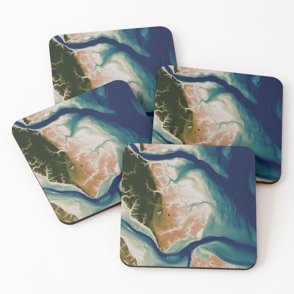 Item preview, Hampton Roads, Virginia Map, in 60's astronaut colors designed and sold by DreamingBeetle.