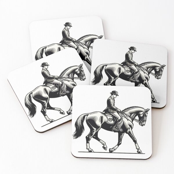 Item preview, vintage illustration of a horseman designed and sold by FerdiEverywhere.