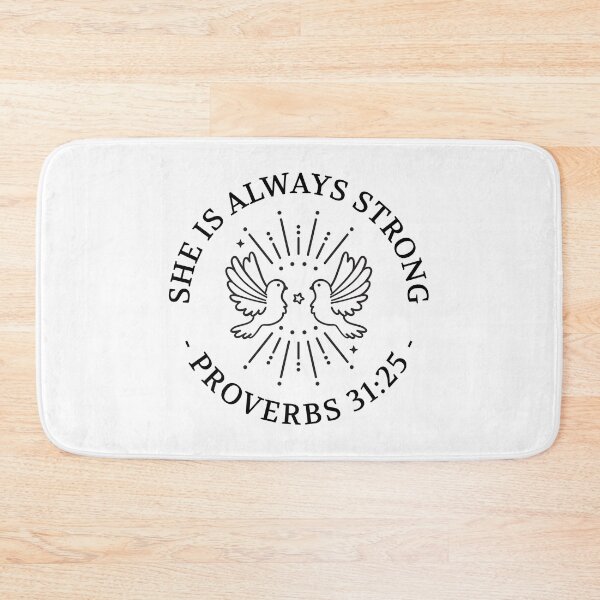 Item preview, She is Strong Proverbs 31:25 designed and sold by Richard Kottman.