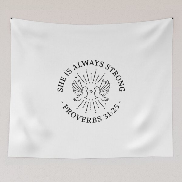 Item preview, She is Strong Proverbs 31:25 designed and sold by Richard Kottman.