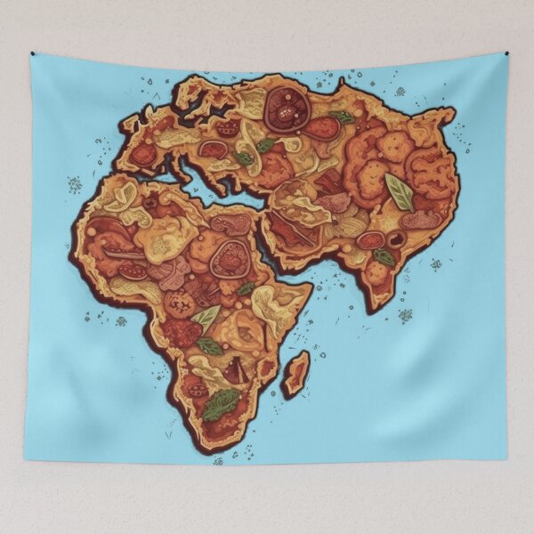 Item preview, Pizza Map Extravaganza: Countries That Look Like Delicious Slices! designed and sold by unthinkabletees.