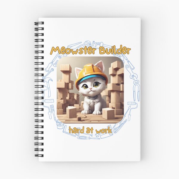 Item preview, Meowster Builder hard at work designed and sold by snowskin.