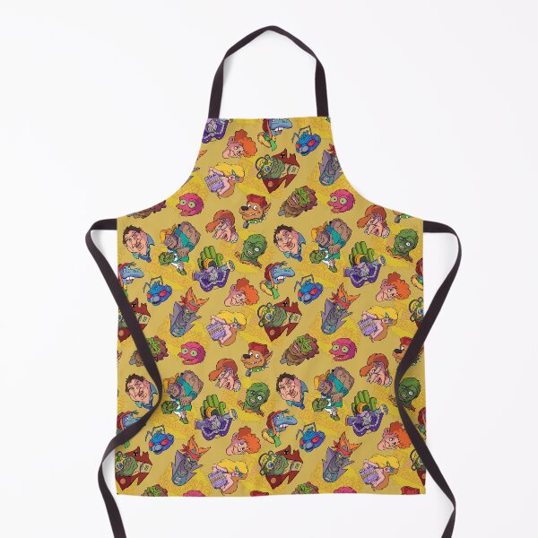 Item preview, toxic cartoon adventurer crusaders yellow designed and sold by rubenlopezart.