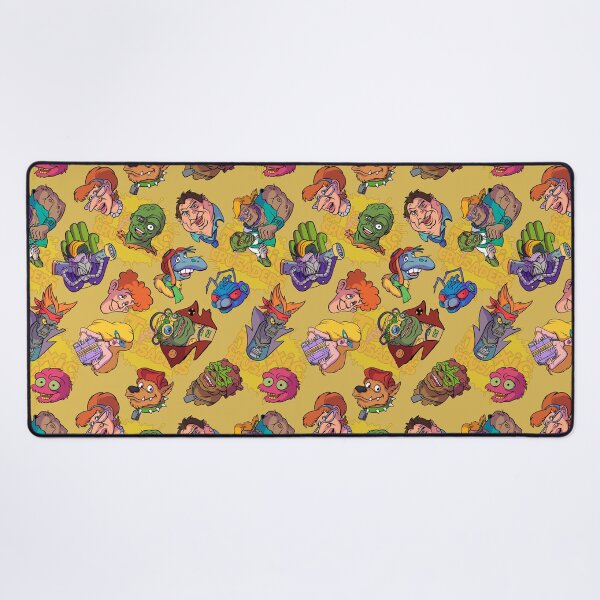 Item preview, toxic cartoon adventurer crusaders yellow designed and sold by rubenlopezart.