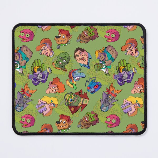 Item preview, toxic cartoon adventurer crusaders green designed and sold by rubenlopezart.