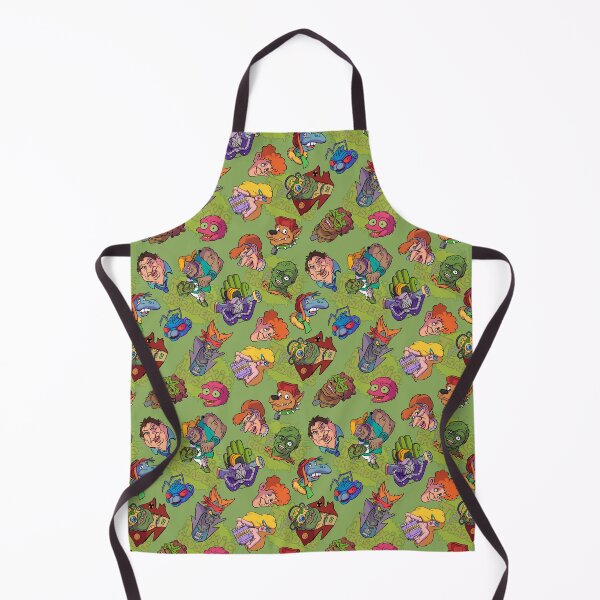 Item preview, toxic cartoon adventurer crusaders green designed and sold by rubenlopezart.