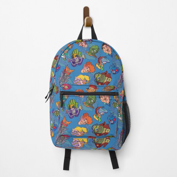 Item preview, toxic cartoon adventurer crusaders blue designed and sold by rubenlopezart.