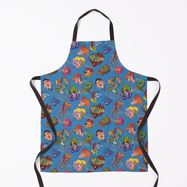 Item preview, toxic cartoon adventurer crusaders blue designed and sold by rubenlopezart.