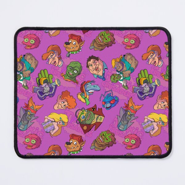 Item preview, toxic cartoon adventurer crusaders purple designed and sold by rubenlopezart.