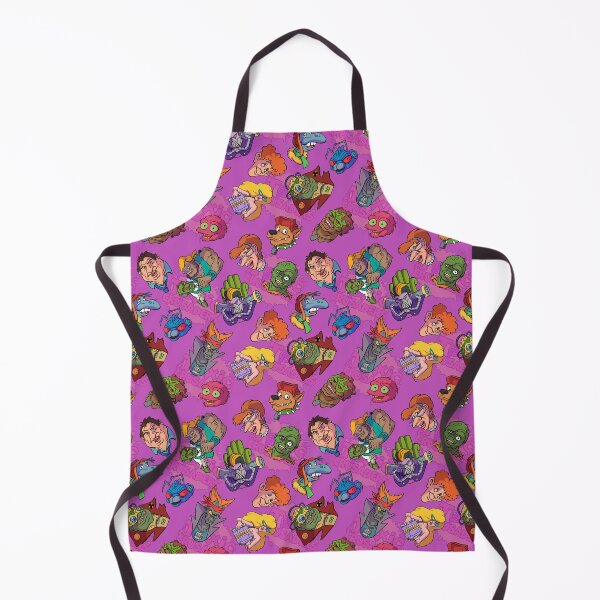 Item preview, toxic cartoon adventurer crusaders purple designed and sold by rubenlopezart.