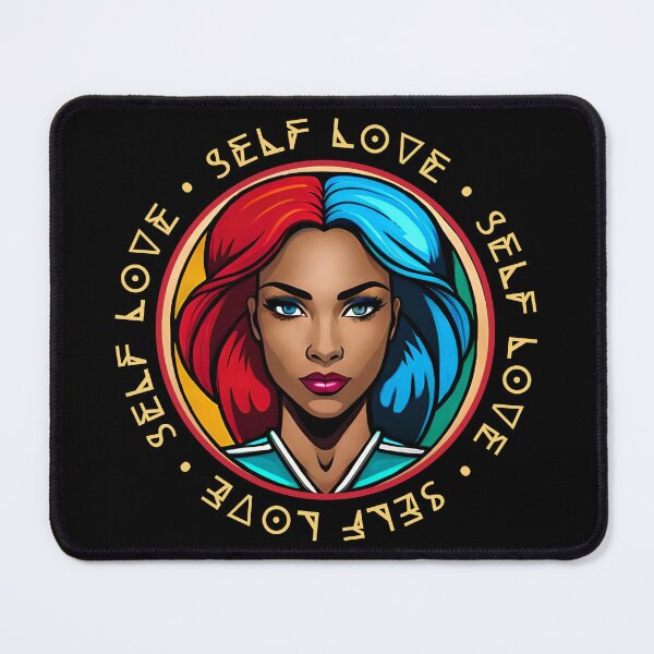 Item preview, Superhero Woman Yellow Self Love Mantra Red & Blue designed and sold by Melan Designs.