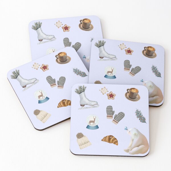 Item preview, Winter Stickers designed and sold by Blackiliard.
