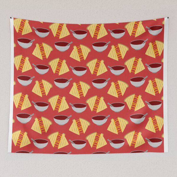 Item preview, Grilled Cheese and Tomato Soup Pattern designed and sold by babybigfoot.