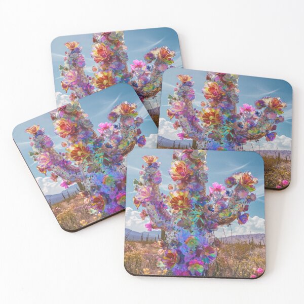 Item preview, Shimmery Cactus Flowers  designed and sold by DreamerBot.