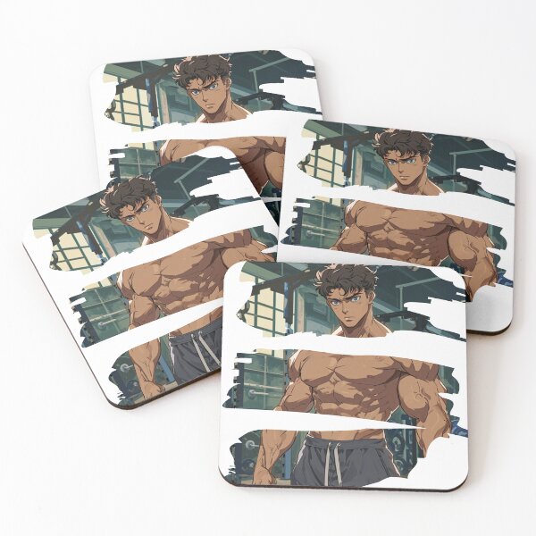 Item preview, Anime Bodybuilding Heros Hustle designed and sold by Custom-Print.