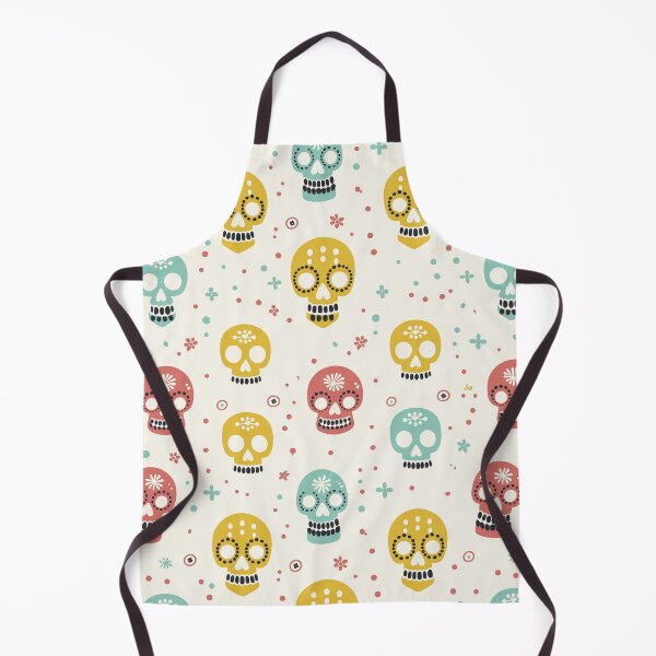 Item preview, Cheerful Sugar Skulls Pattern designed and sold by ColorfulVanilla.