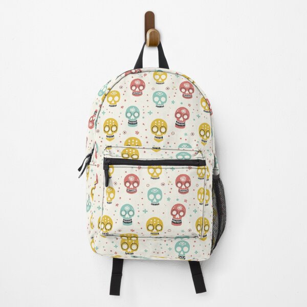 Item preview, Cheerful Sugar Skulls Pattern designed and sold by ColorfulVanilla.