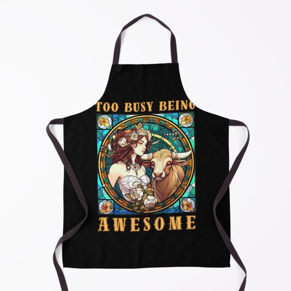 Item preview, Too Busy Being Awesome. taurus april designed and sold by ZodiacWonders.