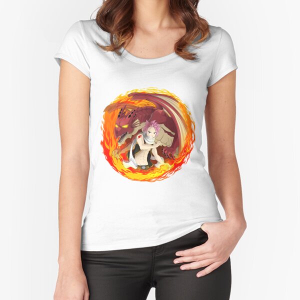 Fairy Tail T-Shirts - Natsu Igneel Premium Brushed Dragon Slayer