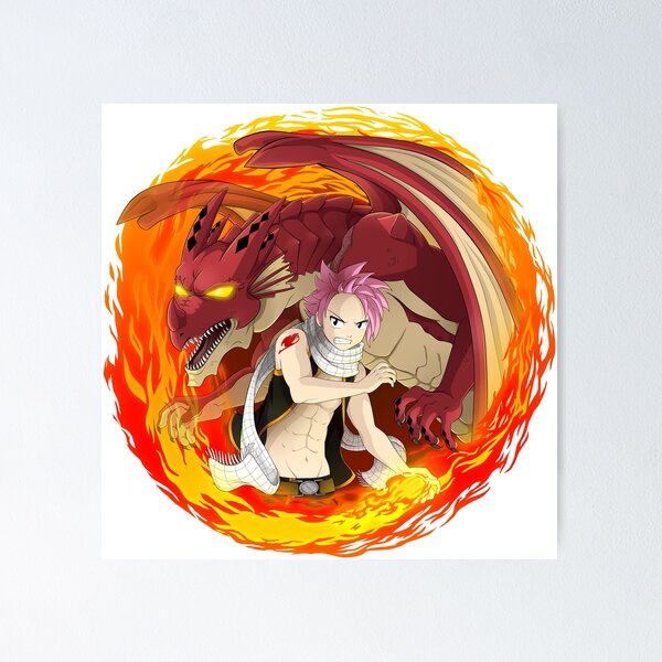 Natsu Dragon Fire posters & prints by Inspireerida Art