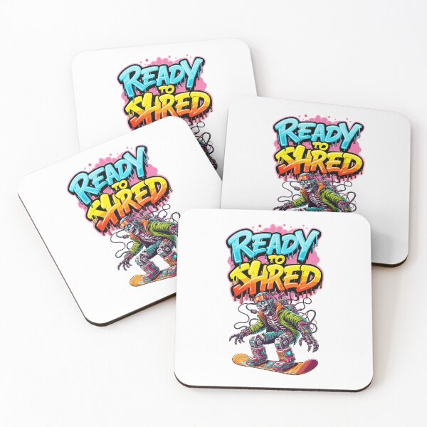 Item preview, Ready to Shred - Zombie Snowboarding designed and sold by Design Raptor.