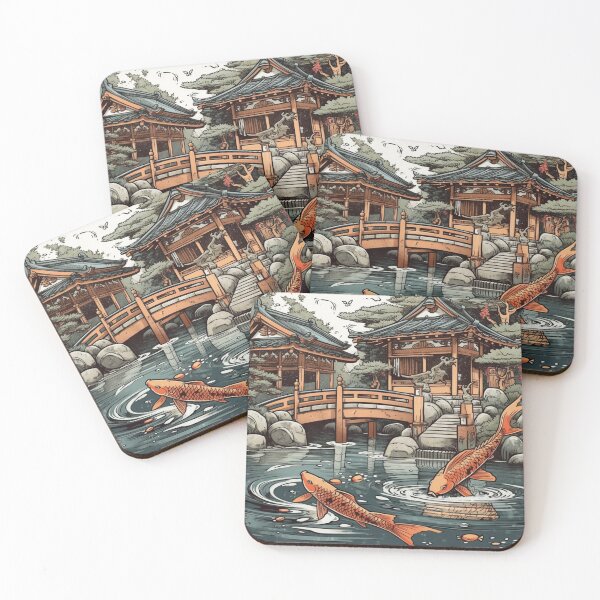 Item preview, Japanese Architecture & Koi Pond designed and sold by unthinkabletees.