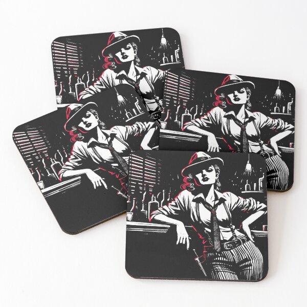 Item preview, Noir Criminal Girl Night Bar [Vintage, Retro] designed and sold by RESToRAPTOR.