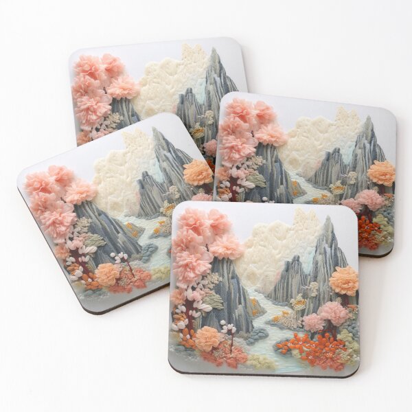 Item preview, Mountain Landscape In Pastels designed and sold by NDMDesignStudio.