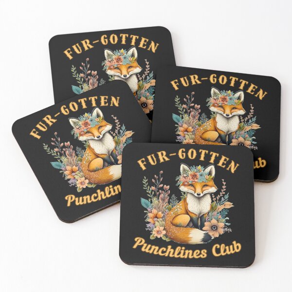 Item preview, Fur-gotten Punchlines Club. fox lover designed and sold by FoxVibes.