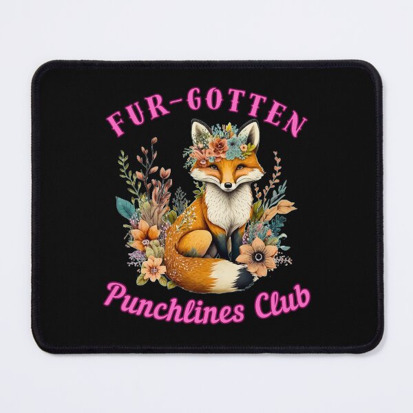 Item preview, Fur-gotten Punchlines Club. cool fox designed and sold by FoxVibes.