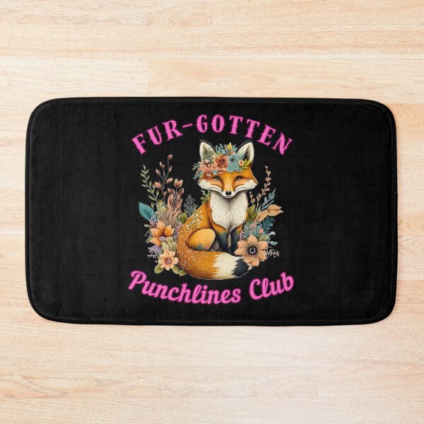 Item preview, Fur-gotten Punchlines Club. cool fox designed and sold by FoxVibes.