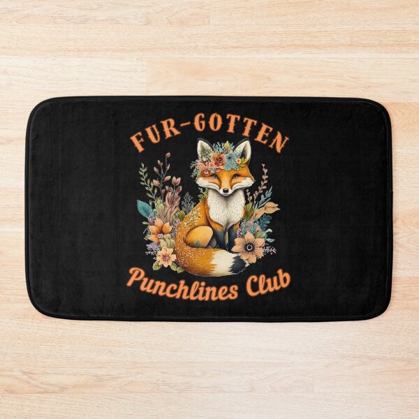 Item preview, Fur-gotten Punchlines Club. fox portrait designed and sold by FoxVibes.