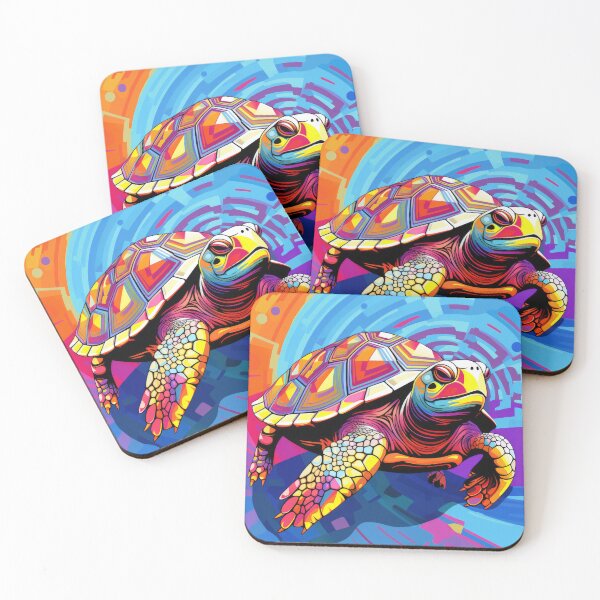 Item preview, Turtle in the Realm of Colors designed and sold by BorczVisuals.