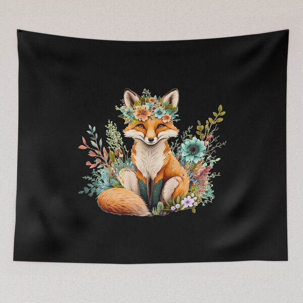 Artikelvorschau, Blumenfuchs entworfen und verkauft von FoxVibes.