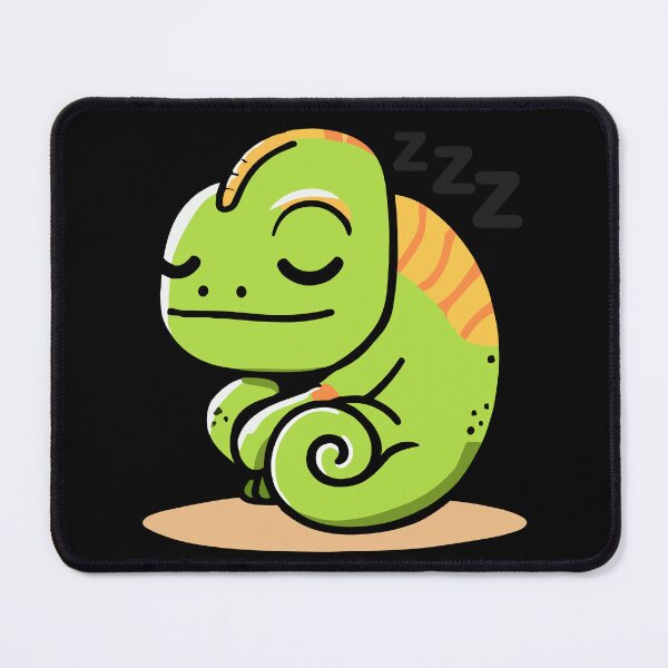Item preview, Cute Chameleon Sleeping designed and sold by BluRockDesigns.