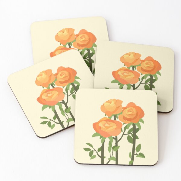 Item preview, Orange-Yellow Roses designed and sold by ceramicgalanter.