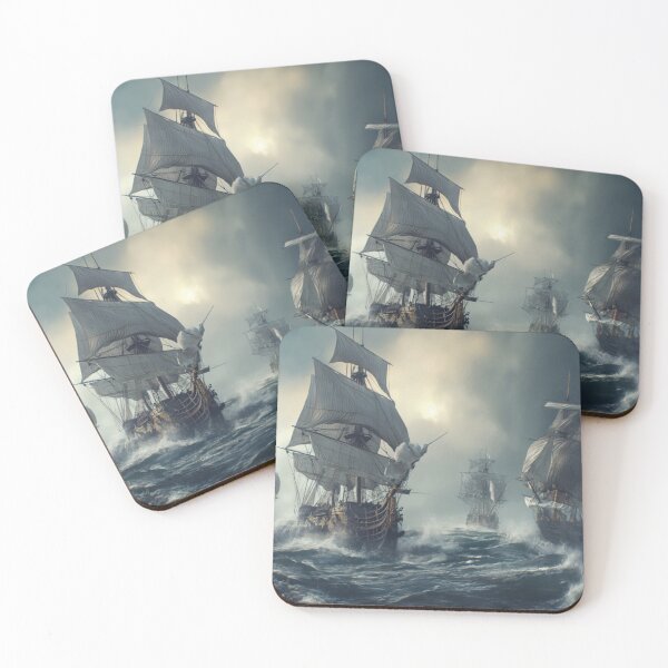 Item preview, Seafaring Sagas: Galleons in the Tempest designed and sold by delohill.
