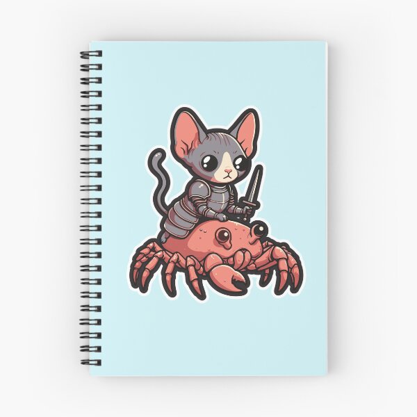 Item preview, Crustacean Crusader: Sphynx Cat Knight designed and sold by DokiDoki-Design.
