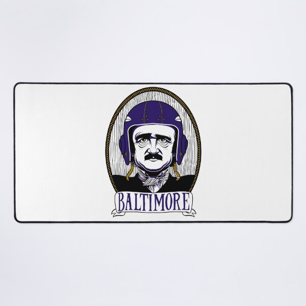 Item preview, Baltimore Ravin' - Edgar Allan Poe Ravens Baltimore Football T-shirt designed and sold by fuzzytooth.