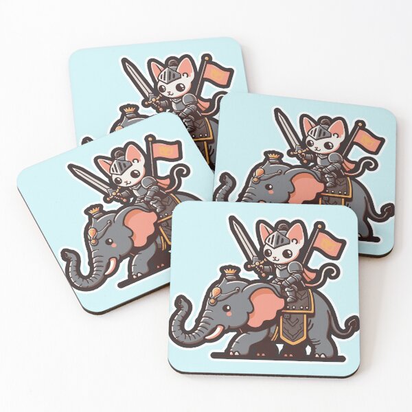 Item preview, Majestic Pachyderm Paladin: Sphynx Cat Knight designed and sold by DokiDoki-Design.