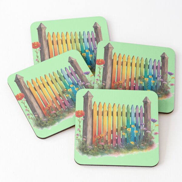 Item preview, Picket Fence-rainbow colours designed and sold by Andykinoz.