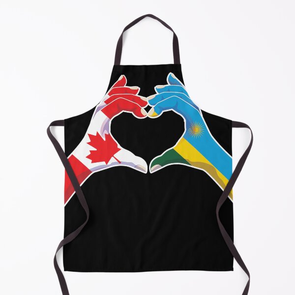 Item preview, Rwanda Rwandan Rwandese Canadian Canada Love Heart Peace designed and sold by FlagX.