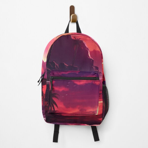 Item preview, Synthwave Palms Paradise: Electric Horizon Atmosphere designed and sold by Mullet Monkey.