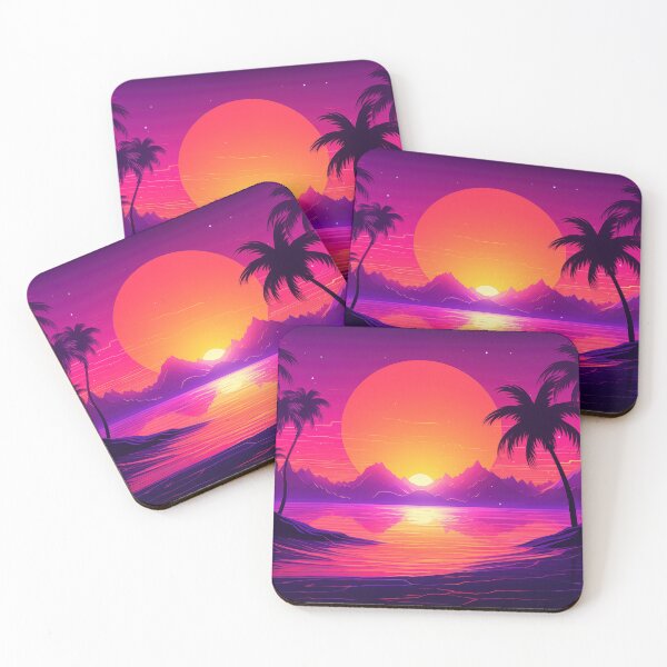 Item preview, Tropical Dreamscape Harmony: Ethereal Sunset Vibes designed and sold by Mullet Monkey.